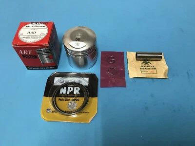 JUEGO PISTONES HONDA CT90 S90 CL90 ST90 SL90 CM91 CS90 90.0.50 SOBRE TAMAÑO (#*-239) Foto 1 de 4