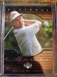 2001 Upper Deck Golf Padraig Harrington National Heroes Rookie RC #NH11 - Picture 1 of 2