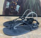 Xero Mens Genesis Rope Sandal Size 11 Minimalist Water Shoe Black Travel Thong