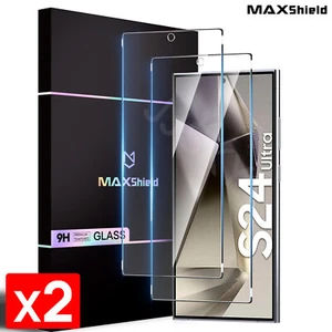 2x For Samsung Galaxy S23 S24 S25 Plus Ultra FE Tempered Glass Screen Protector - Picture 1 of 31