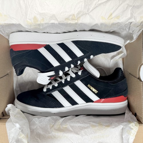 Scarpe da skate ADIDAS Busen Pro da uomo nere bianche scarlatte da uomo taglia 8