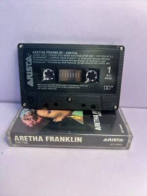 ARETHA FRANKLIN Aretha Cassette 1986 First Edition Canada Release EX🦄 - Image 1 of 4