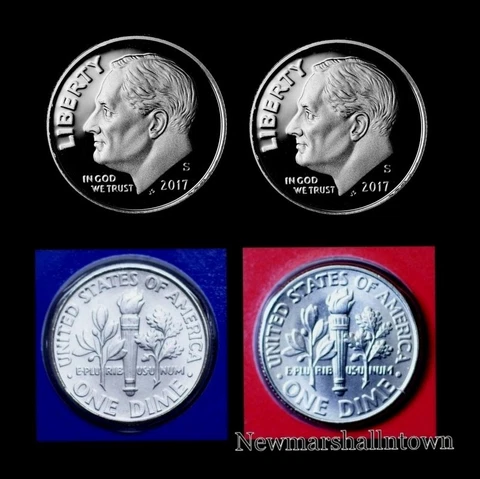 2017 P+D+S+S Roosevelt Proof Dime Mint Set from Original Mint and Proof Set Cover