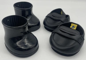 Build A Bear B-A-B Shoe Lot (B) Black Boots, Shoes. FREE SHIPPING - Picture 1 of 12