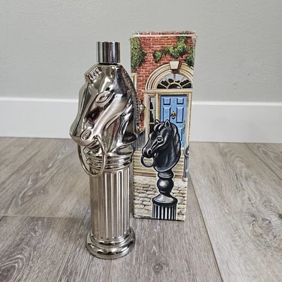 Avon Vintage Pony Post Tai Winds After Shave Botella Vidrio Perfume Decantador Caja Foto 1 de 4