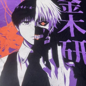 Camisa Tokyo Ghoul Para Hombres 2XL Negra Kaneki Ken Anime Camiseta Funimación Gráfico Manga - Imagen 1 de 9