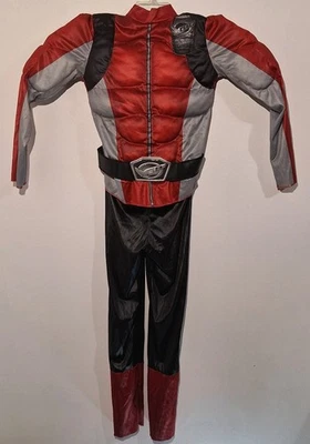 Beast Morphers POWER RANGERS Red Ranger Muscle Halloween Costume Kids LG10-12 - Image 1 of 4