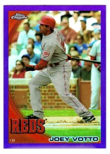 2010 TOPPS CHROME #17 JOEY VOTTO PURPLE REFRACTOR #330/599 - Picture 1 of 1