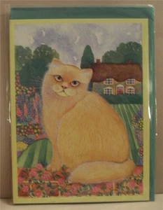 Gorgeous Sharon Jervis Cat Card, Birthdays - 5 types for Cats Protection Charity - Picture 1 of 6