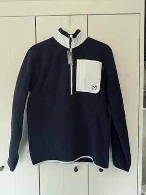 Puma Gold Fleecepullover Gr. S - Bild 1 von 3