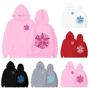 Hoodies for Girls O-Neck Long Sleeve Cute Sweatshirt Tops with Pocket - Picture 1 of 27