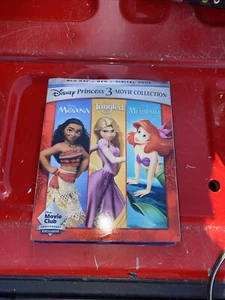 Disney Princess 3-Movie Collection (Little Mermaid, Tangled, Moana) New Sealed - Picture 1 of 1