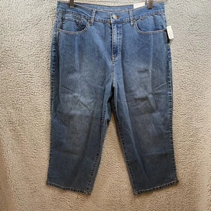 Pantalones de mezclilla recortados capri Christopher & Banks para mujer talla 10 - Imagen 1 de 7