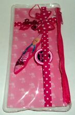 Barbie Reiseset mit Reißverschluss Tasche W/Zahnbürste & Zahnbürste Kappe &