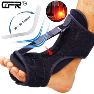 Adjustable Plantar Fasciitis Night Splint Foot Drop Ankle Brace Support Toe Pain - Picture 1 of 13