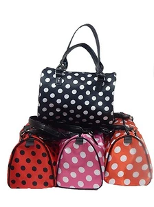 US HANDMADE ARZTTASCHEN MIT "POLKA DOTS" MUSTER, NEU - Bild 1 von 18