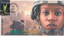 JVC CACHETS - 2019 PTSD ISSUE FIRST DAY COVER  FDC L.E. OF ONLY 20!  DESIGN #3