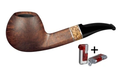 Vauen Pfeife Burgund 1632 +Necuma Pfeifenfeuerzeug  - Bild 1 von 4