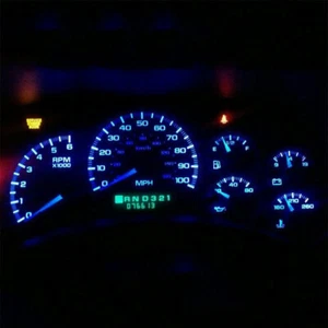 5X Dash Instrument Cluster Blue LED Lights Kit Fits 89-95 Toyota Pickup Truck - Foto 1 di 11