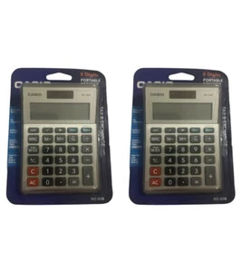 **2 Pack** Casio MS-80S Tax and Currency Calculator 8-Digit LCD MS80B - Picture 1 of 1