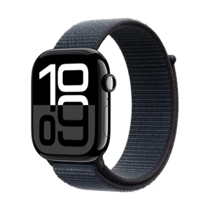Apple Watch Series 10 46mm GPS + Cell Jet Black Case w Ink Sport Loop MWY53LW/A - Picture 1 of 3