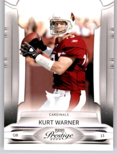 2009 Prestige Kurt Warner NFL PWE Base Card Cardinals #1 - Picture 1 of 2