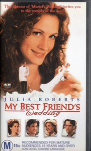 My Best Friend's Wedding Julia Roberts - Pre-owned VHS Video Cassette Tape - Picture 1 of 1