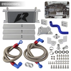 AN10 Oil Cooler Kit 16 Row Engine  For VW Golf MK7 GTI Audi A3 S3 8V Skoda EA888 - Picture 1 of 11