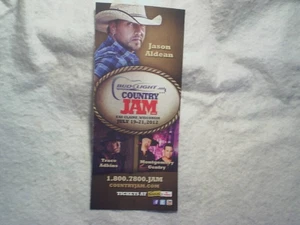 2012 JASON ALDEAN BUD LIGHT PRESENTA COUNTRY JAM USA OPUSCOLO Wi, traccia adkins - Foto 1 di 4