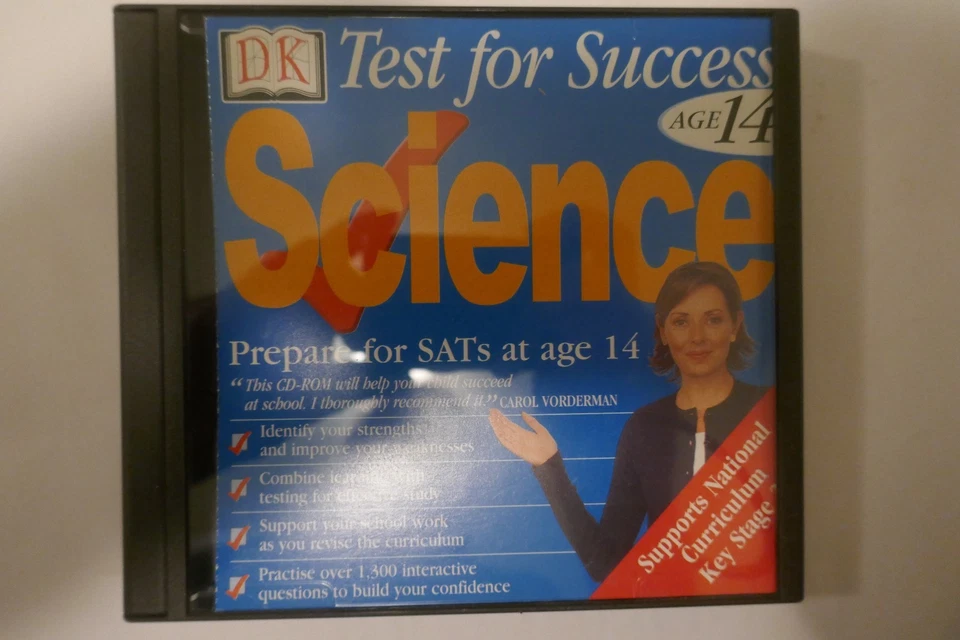 Test For Success: Science Age 14 PC CD-ROM, Dorling Kindersley, UNOPENED - Image 1 of 1