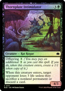 Thornplate Intimidator - 117 FOIL - Bloomburrow - Picture 1 of 1
