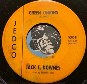 JACK E. DOWNES / CHIP SMITH R&B Mod 45 Jedco #5005 Green Onions / Lonesome Road - Picture 1 of 2
