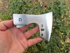 0.77 Lbs FORGED BEARDED CAMPING AXE HEAD VIKING TOMAHAWK HATCHET HUNTING TOOL - Picture 1 of 11