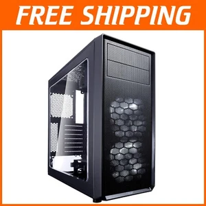 High Airflow ATX Mid Tower Case - Focus G with Dust Filters & Cooling Fans - Afbeelding 1 van 11