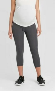 X-Small Maternity X-over Panel Active Capri Pant-Iabel Maternity- Ingrid & Iabel - Picture 1 of 5