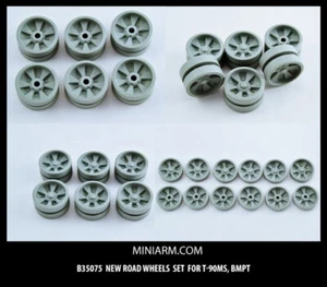 Miniarm 35075 1/35 neues Straßenrad-Set (24 Stck.) für T-90MS, BMPT - Bild 1 von 1