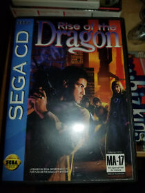 Sega CD Rise of the Dragon Repro plastic case only NO GAME