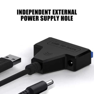 USB 3.0/Type C to SATA 2.5/3.5" Hard Disk Drive SSD Adapter Converter B ha52 - Picture 1 of 19