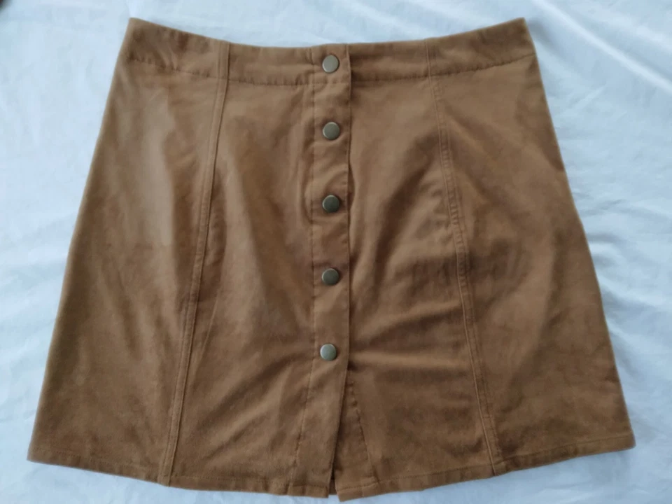 Xhiliaration искусственной кожи юбка спереди защелки женщин размер большой  - Изображение 1 из 4