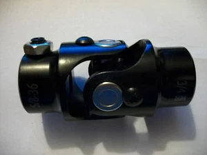 UNIVERSAL JOINT BLACK STEEL FMR BPS-3027 3/4" ROUND X 5/8" -36 SPLINE VEGA BOX - Picture 1 of 2