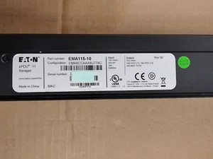 Eaton EMA115-10 Power Distribution Panel - Black - Picture 1 of 5