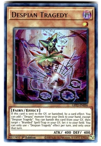 YuGiOh 2nd Haunting Card GFP2-EN096 Despian Tragedy - Picture 1 of 4