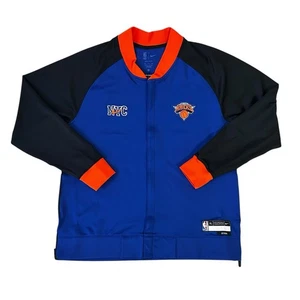 Nike City Edition New York NY Knicks Full Zip Shooting Jacket XL FB6709-495 NEW - Foto 1 di 10