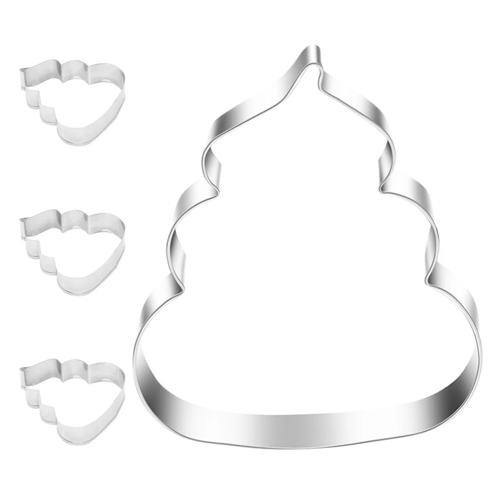  4 Pcs Ausstechförmchen Plätzchen Plätzchenförmchen Backwerkzeuge - Bild 1 von 4