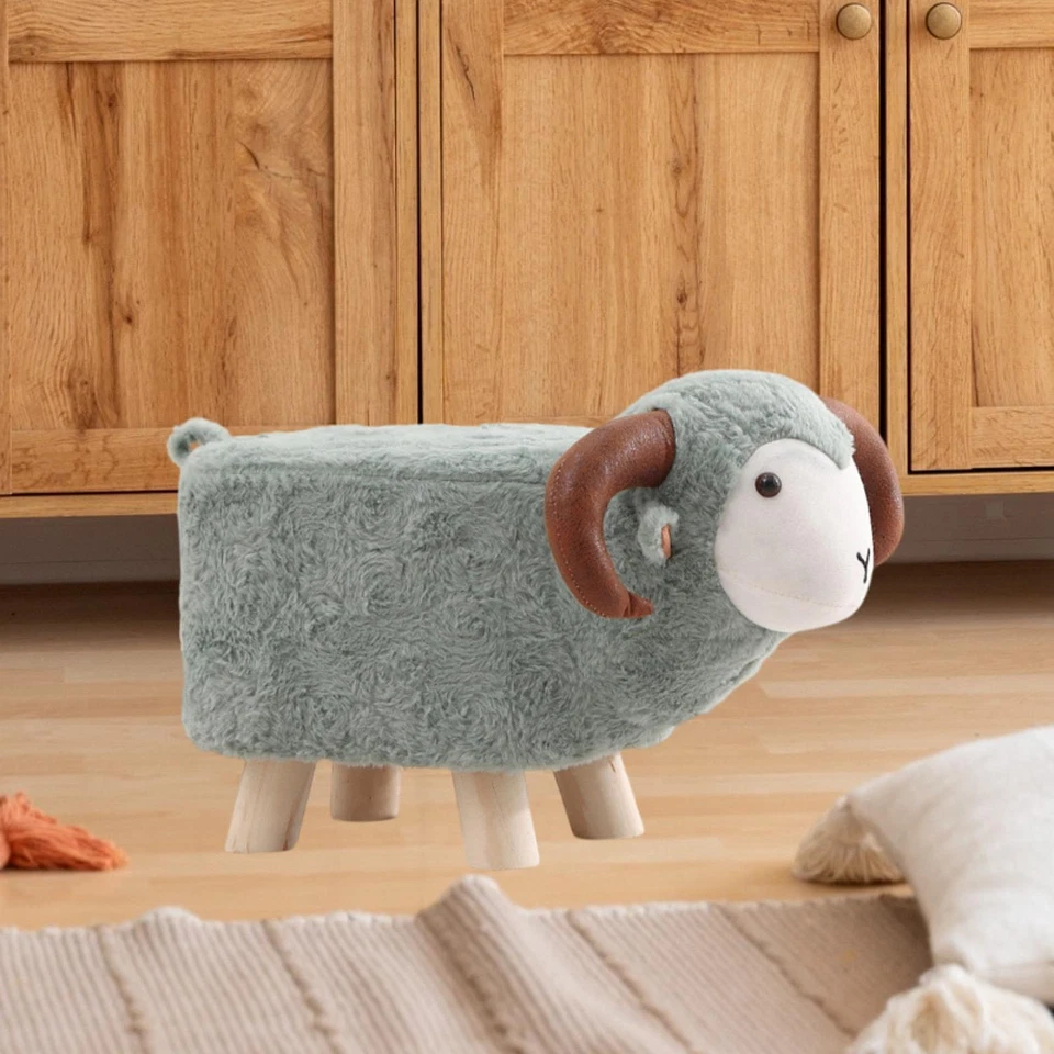 Animal Footstool Home Decor Multifunctional Non Slip Feet Shoes Changing - Image 1 of 1