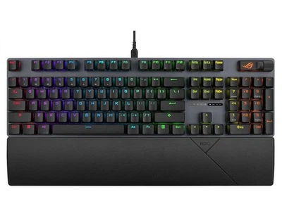 ASUS ROG Strix Scope II X 100% Gaming Keyboard, hot-swappable pre-lubed NX Snow - Image 1 of 4
