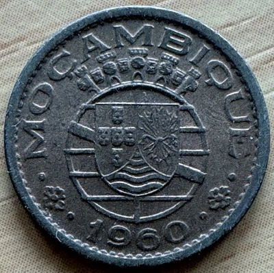 1960 Mozambique 10 Centavos Coin, KM#83 - Image 1 of 2