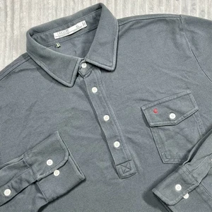 Criquet Langarm Poloshirt Herren XL Bio Baumwolle Business Freizeit Preppy - Bild 1 von 13