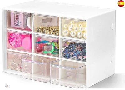 Fyihoxi Estante con Clasificador Apilable 9 Cajones, Cajoneras Plastico - Imagen 1 de 4