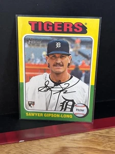 Topps Heritage High Number 2024 - Sawyer Gipson-Long - #644 Tigers RC - Imagen 1 de 2